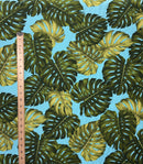 Monstera Leaf Upholstery Fabric | Islands Fabric
