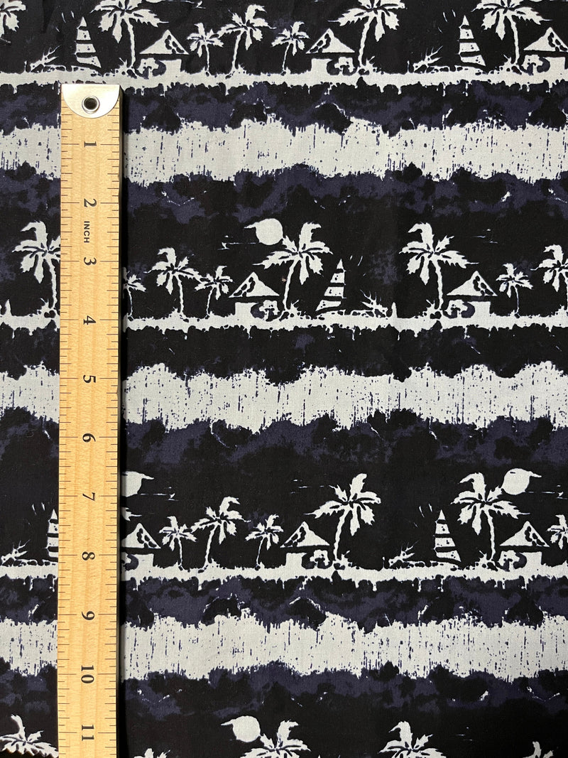 Tropical Island Rayon Fabric | Islands Fabric