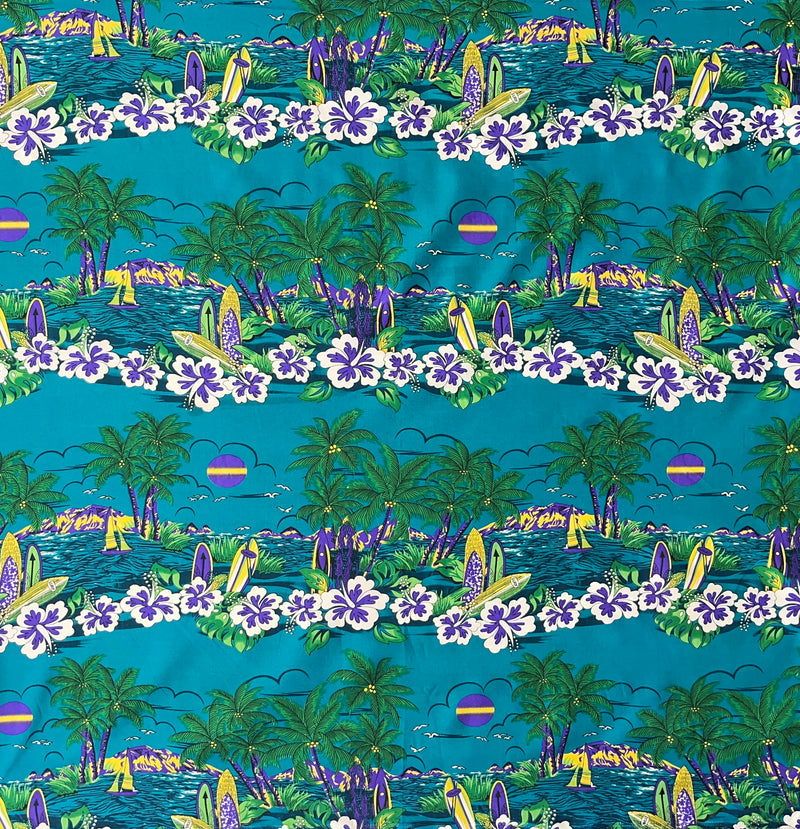 Island Sunset Peachskin Fabric | Islands Fabric