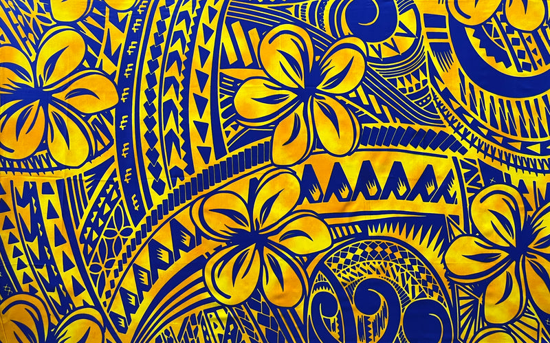 Plumeria Flower Polyester Sarong | Islands Fabric