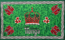 Kingdom of Tonga Crown Turtle Plumeria Sarong | Islands Fabric