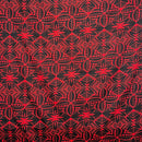 Traditional Polynesian Geometric Design Light Barkcloth Fabric| Islands Fabric