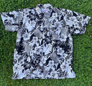 Pineapple Hibiscus Hawaiian Peachskin Shirt | Islands Fabric