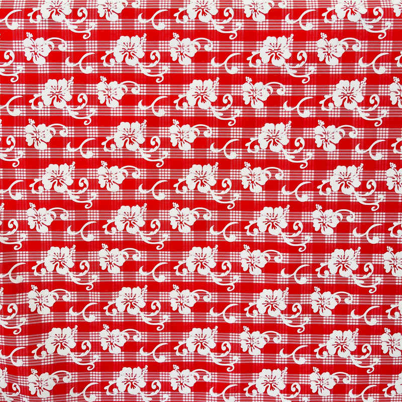 Hibiscus Palaka Cotton Fabric | Islands Fabric