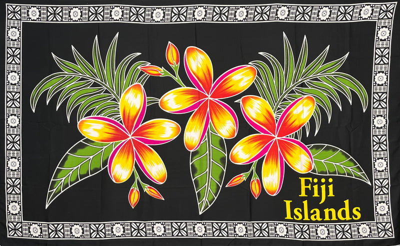 Plumeria Fiji Islands Sarong