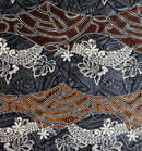 Polynesian Tribal Tide Cotton Fabric | Islands Fabric