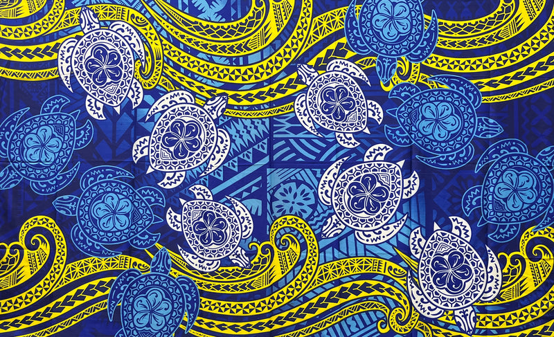 Turtles Traditional Tattoo Sarong