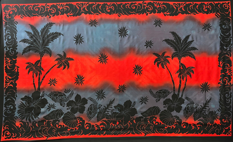 Island Sunset Polyester Sarong | Islands Fabric