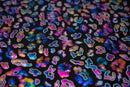 Leo Party Foil Printed Spandex Fabric | Blue Moon Fabrics