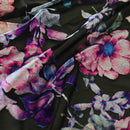 Lolita Foil Printed Stretch Mesh Fabric | Blue Moon Fabrics