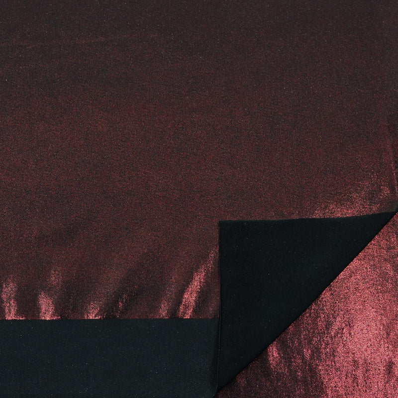 Mercury Titanium Foiled Spandex Fabric | Blue Moon Fabrics