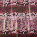 Mamba Foil Printed Spandex Fabrics | Blue Moon Fabrics