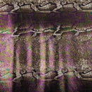 Mamba Foil Printed Spandex Fabrics | Blue Moon Fabrics