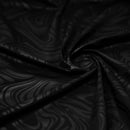 Marble Foil Printed Nylon Spandex Superflex Fabric | Blue Moon Fabrics