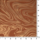 Marble Foil Printed Nylon Spandex Superflex Fabric | Blue Moon Fabrics