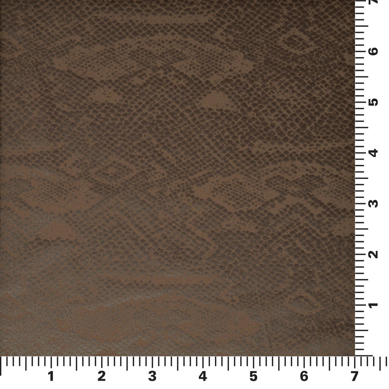 Medusa Snake Skin Foil Printed Spandex Fabric | Blue Moon Fabrics