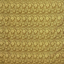 Tan color Mini Hibiscus Flowers Traditional Polynesian Tattoo Polyester Fabric