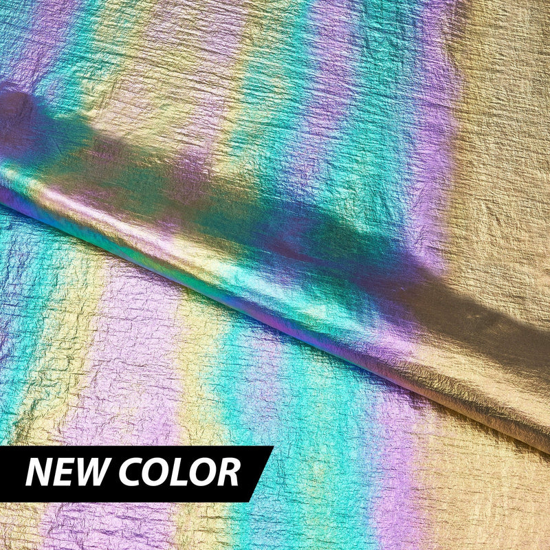 Mother of Pearl Foiled Nylon Fabric | Blue Moon Fabrics