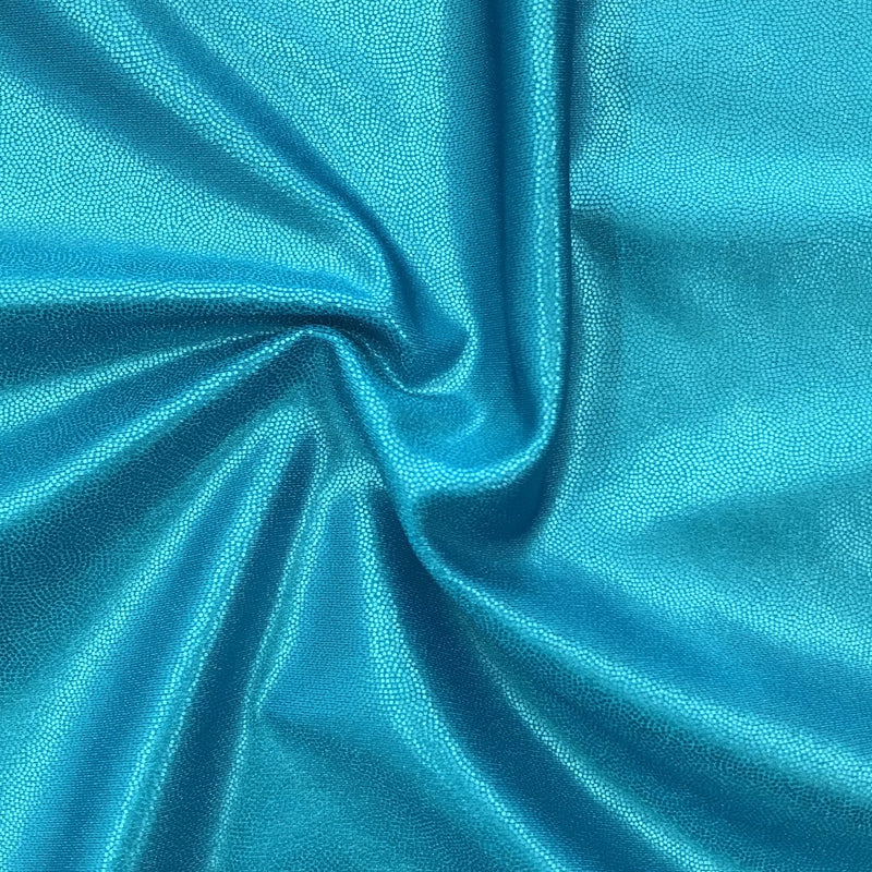Mystique Pearl Foiled Spandex Fabric | Blue Moon Fabrics