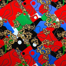 Majestic Printed Spandex | Blue Moon Fabrics