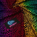 Multicolor Safari Spots Printed Spandex Fabric | Blue Moon Fabrics