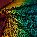 Multicolor Safari Spots Printed Spandex Fabric | Blue Moon Fabrics