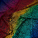 Multicolor Safari Spots Printed Spandex Fabric | Blue Moon Fabrics