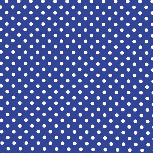 Polka Dot 1/4" Printed Spandex | Blue Moon Fabrics