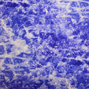 Purple Crushed Printed Spandex | Blue Moon Fabrics