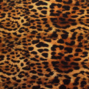 Leopard Spotted Safari Printed Spandex Fabric | Blue Moon Fabrics