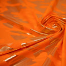 Neon Nugi Foil Printed Cationic Spandex Fabric | Blue Moon Fabrics