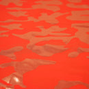 Neon Nugi Foil Printed Cationic Spandex Fabric | Blue Moon Fabrics