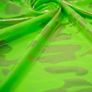 Neon Nugi Foil Printed Cationic Spandex Fabric | Blue Moon Fabrics