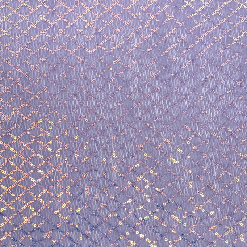 Nina Stretch Mesh Sequin | Blue Moon Fabrics