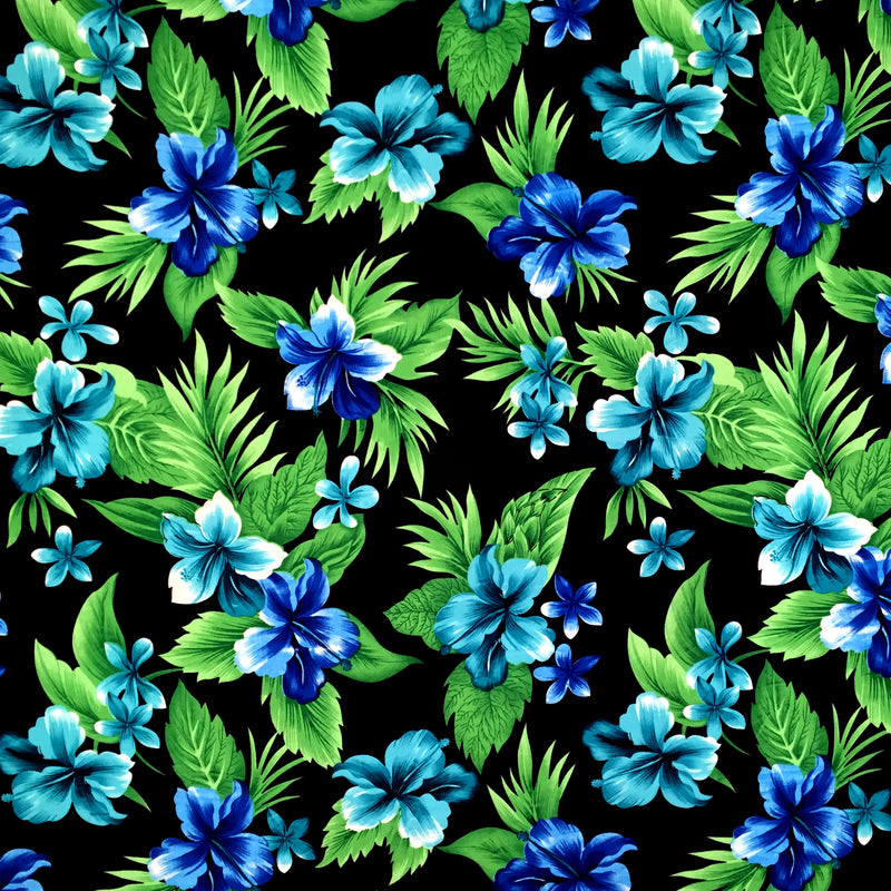 Dual Color Tropical Clusters Peachskin Fabric | Islands Fabric