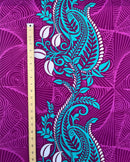 1st measurement of Paradise Floral Vines Cotton Fabric