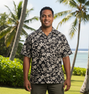 Plumeria Vine Poly Cotton Fabric | Islands Fabric