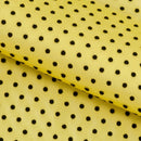Polka Dot Flocked Stretch Mesh Fabric | Blue Moon Fabrics