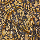 Pollock Shattered Glass Foiled Spandex Fabric | Blue Moon Fabrics