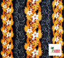 Triple Tropical Border Rayon Fabric | Islands Fabric