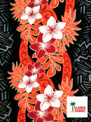 Triple Tropical Border Rayon Fabric | Islands Fabric