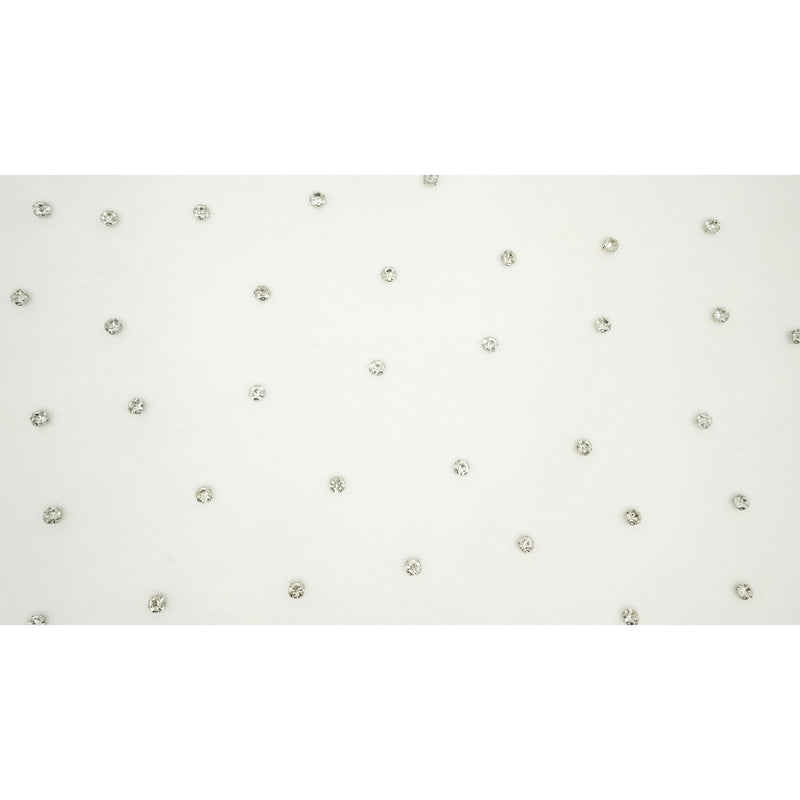Stellar Rhinestone Stretch Mesh Fabric | Blue Moon Fabrics