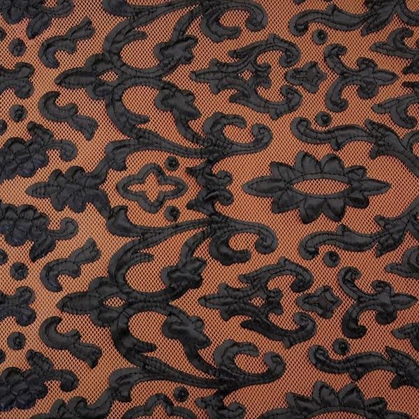 Renee Embroidered Mesh Fabric | Blue Moon Fabrics
