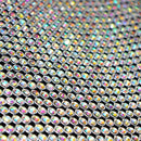 Rhinestone Aluminum Scale Mesh | Blue Moon Fabrics