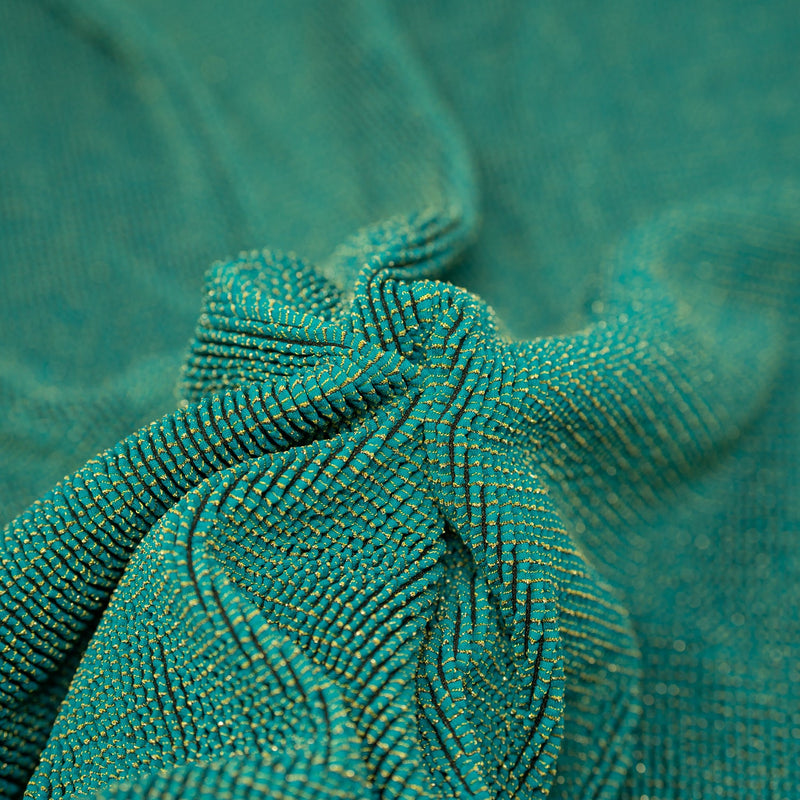 Ritzy Crinkle Nylon Polyester Spandex with Metallic Fabric | Blue Moon Fabrics