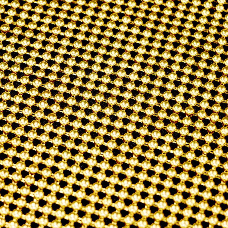 Rounded Aluminum Scale Mesh | Blue Moon Fabrics