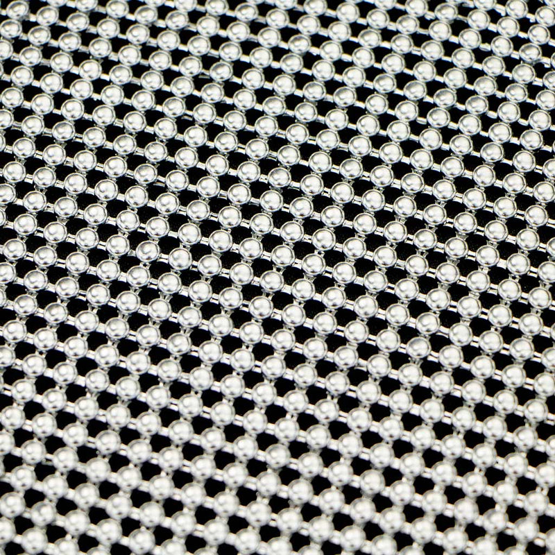 Rounded Aluminum Scale Mesh | Blue Moon Fabrics