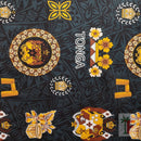 Royal Tonga Crest | Polyester Dobby Fabric | Islands Fabric