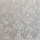 Royalty Embossed Stretch Velvet Fabric | Blue Moon Fabrics