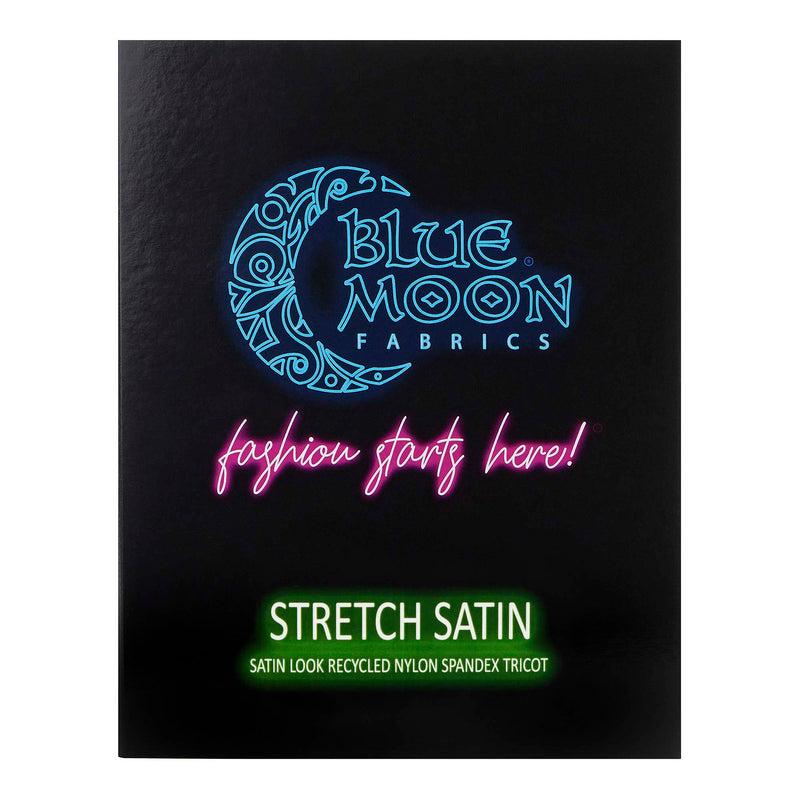 Stretch Satin Look Recycled Nylon Spandex Color Card | Blue Moon Fabrics